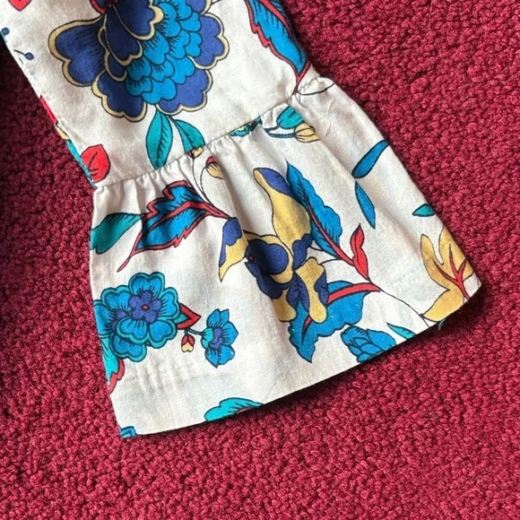 Janie and Jack Kids Floral and Striped Shirt Set - Picture 7 of 9